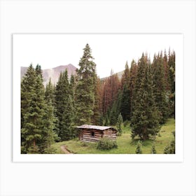 Little Cabin In The Woods Art Print