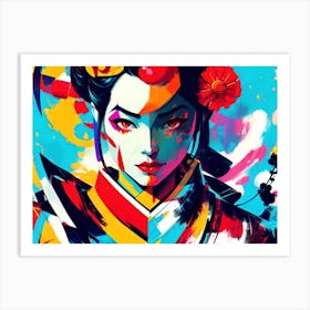 Geisha Girl 7 Art Print