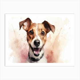 Watercolor Of A Dog 1 Art Print