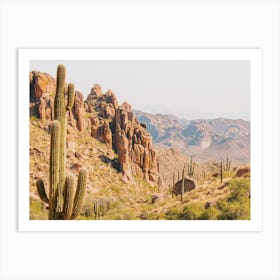 Gold Canyon Desert Art Print