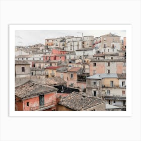 Ancient City In Calabria In Italy 1 Art Print