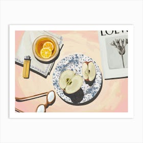 Morning Tea Poster Art Print