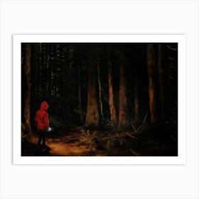 Boys In Woods 3 Fy H Art Print