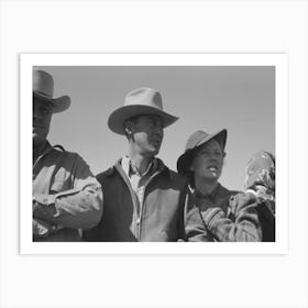 Untitled Photo, Possibly Related To Group Of Spectators At Sideshow Watching Man Unloosen Himself From Art Print