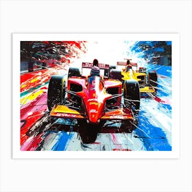 Auto Racing USA - Indy 500 Art Print