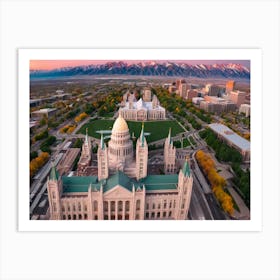 Salt Lake City Art Print