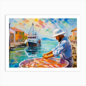 Fisherman Art Print