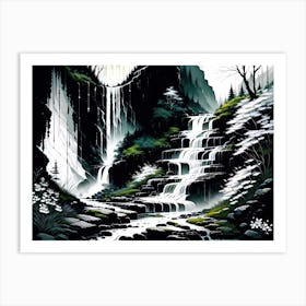 Waterfall 2 Art Print