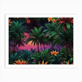 Tropical Jungle Art Print