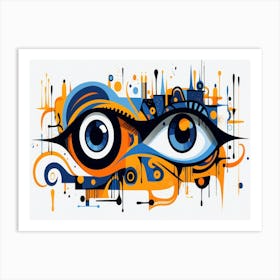 Eye Of The Tiger 5 Art Print