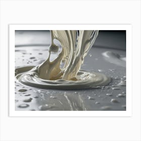 Milk Pouring 3 Art Print