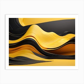 Abstract Wave 1 Art Print