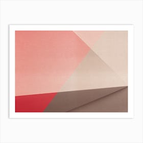 Stacking Triangles 4 Art Print