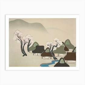 Birds From Momoyogusa –Flowers Of A Hundred Generations, Kamisaka Sekka (2) Art Print