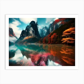 Autumn In The Mountains 6 Art Print