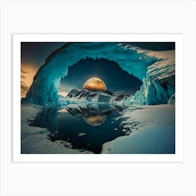 Arctic Moon Art Print