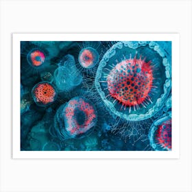 Bacterial Cells Art Print