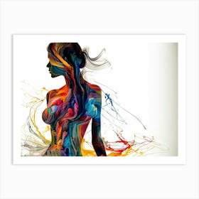 Abstract Painting 4 Art Print