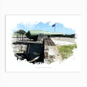 Fort Hamilton, Bermuda, Caribbean Art Print