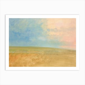 Sunset In The Prairie Art Print