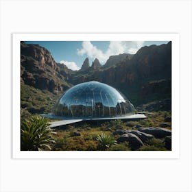 Domes In The Desert Art Print