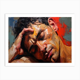 Man Sleeping Art Print