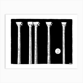 Ancient Columns Art Print