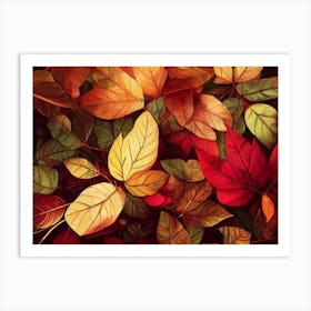 Autumn Leaves 16 Art Print