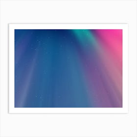 Aurora Synthwave #2 Art Print