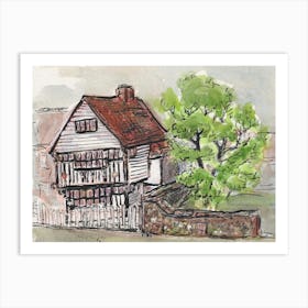 The Wonky House, Charing Nr Ashford, Summer 2024 Art Print