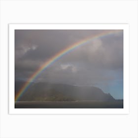 Rainbow Over The Ocean Art Print