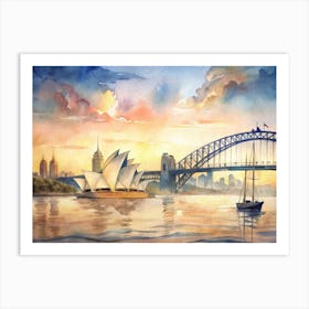 Sydney Harbour Bridge 1 Art Print