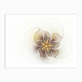 Abstract Flower Art Print