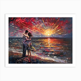 Sunset Love Art Print