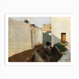 White Walls In Sunlight, Morocco, John Singer Sargent Art Print