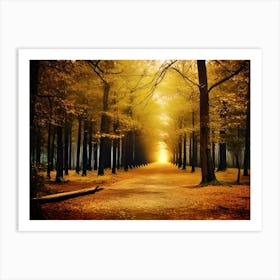 Path Through The Forest 9 Art Print