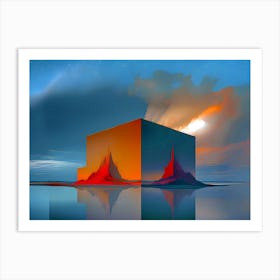 House In The Sky Art Print