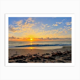 Sunset On Fort Lauderdale Beach 2/2023 (Sunset Series) Art Print