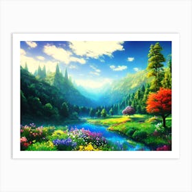 Beautiful Scene Art Print