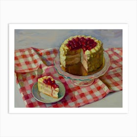 Slice Of Cake Art Print