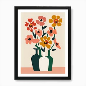 Flowers In Vases Art Print