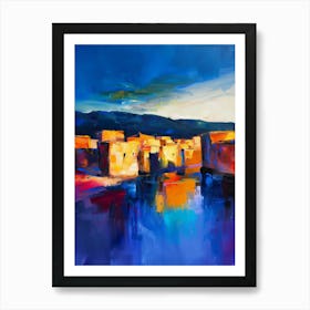 City By The Sea Art Print