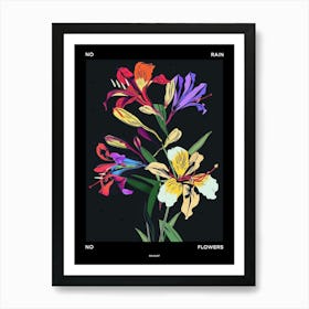 No Rain No Flowers Poster Bouquet 8 Art Print