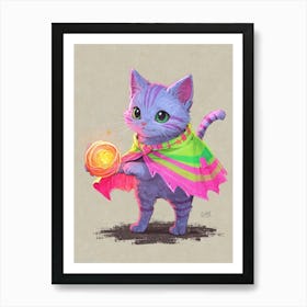 Kitty Cat 6 Art Print