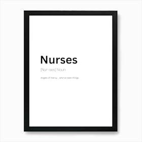 Nurses Definition Meaning 1 Poster