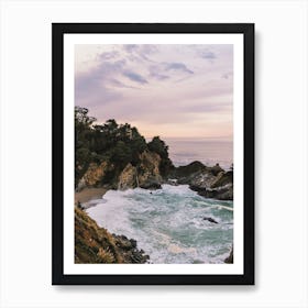 Sunset Over Ocean Art Print