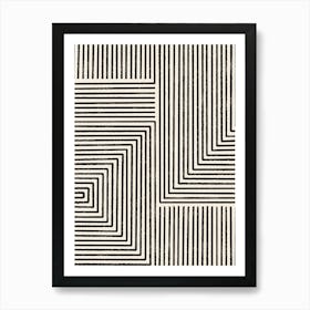 Geometric Lines No 1075 Art Print