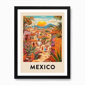 Vintage Travel Poster Mexico 9 Art Print