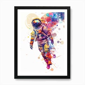 Astronaut In Space 10 Art Print