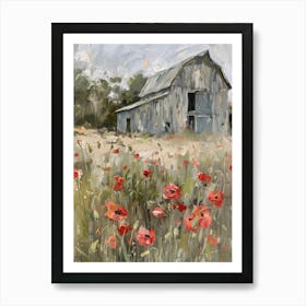 Poppies In The Field 24 Art Print